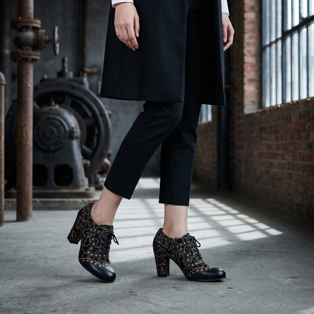 Handmade Leather Elegant Comfy Pump