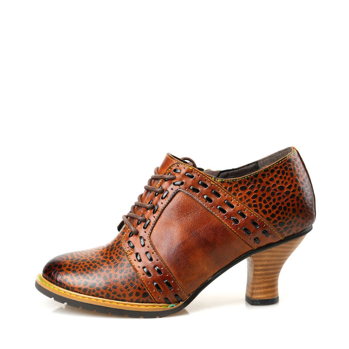 Handmade Vintage Elegance Leather Pumps