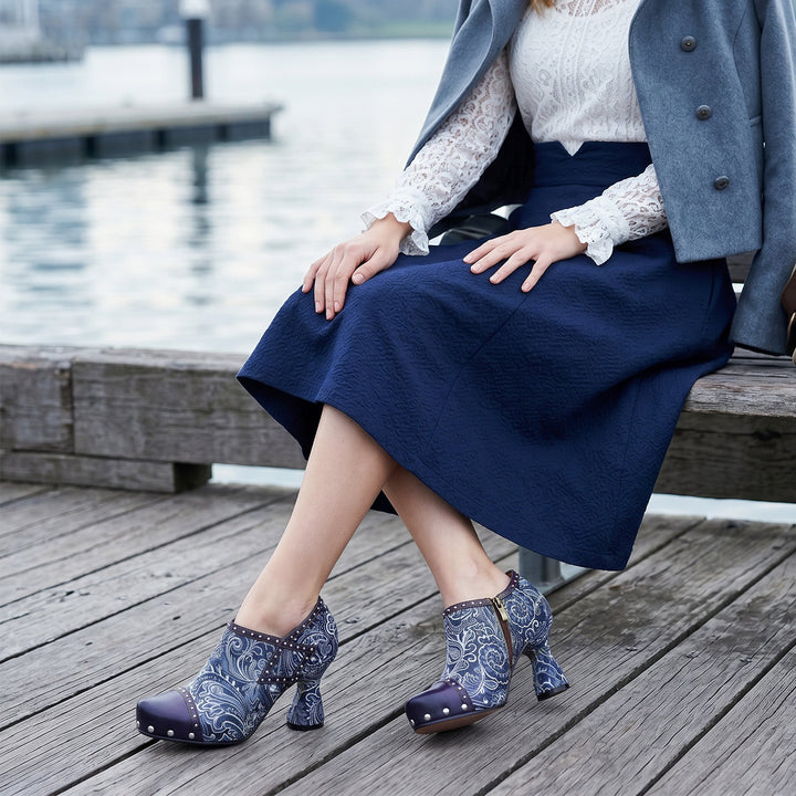 Indigo Grace Heeled Pumps