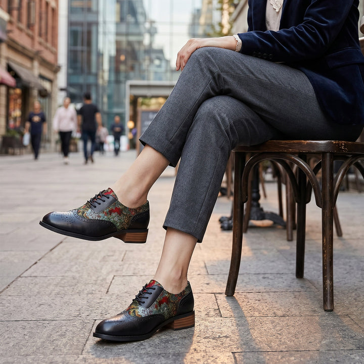 Handmade Leather Elegant Flat Shoes