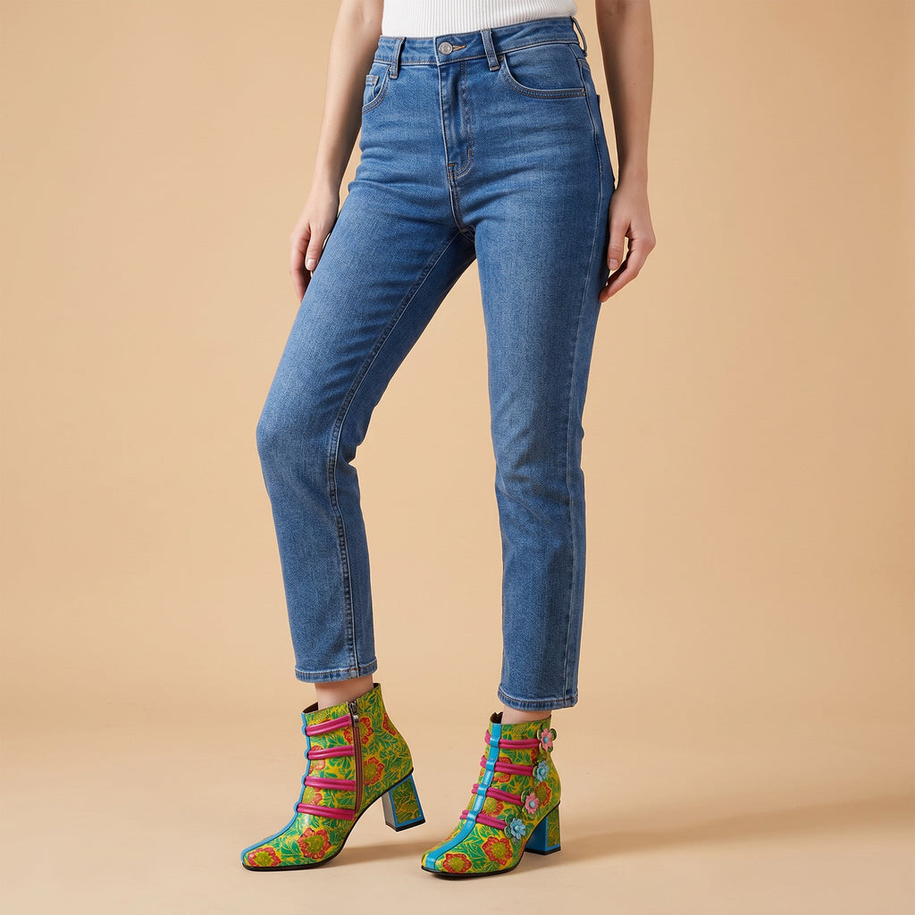 Bloom Fantasy Ankle Boots