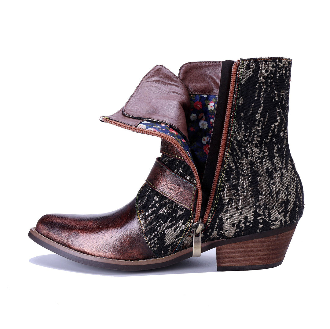 Three-Strap Rebel Ankle Boots