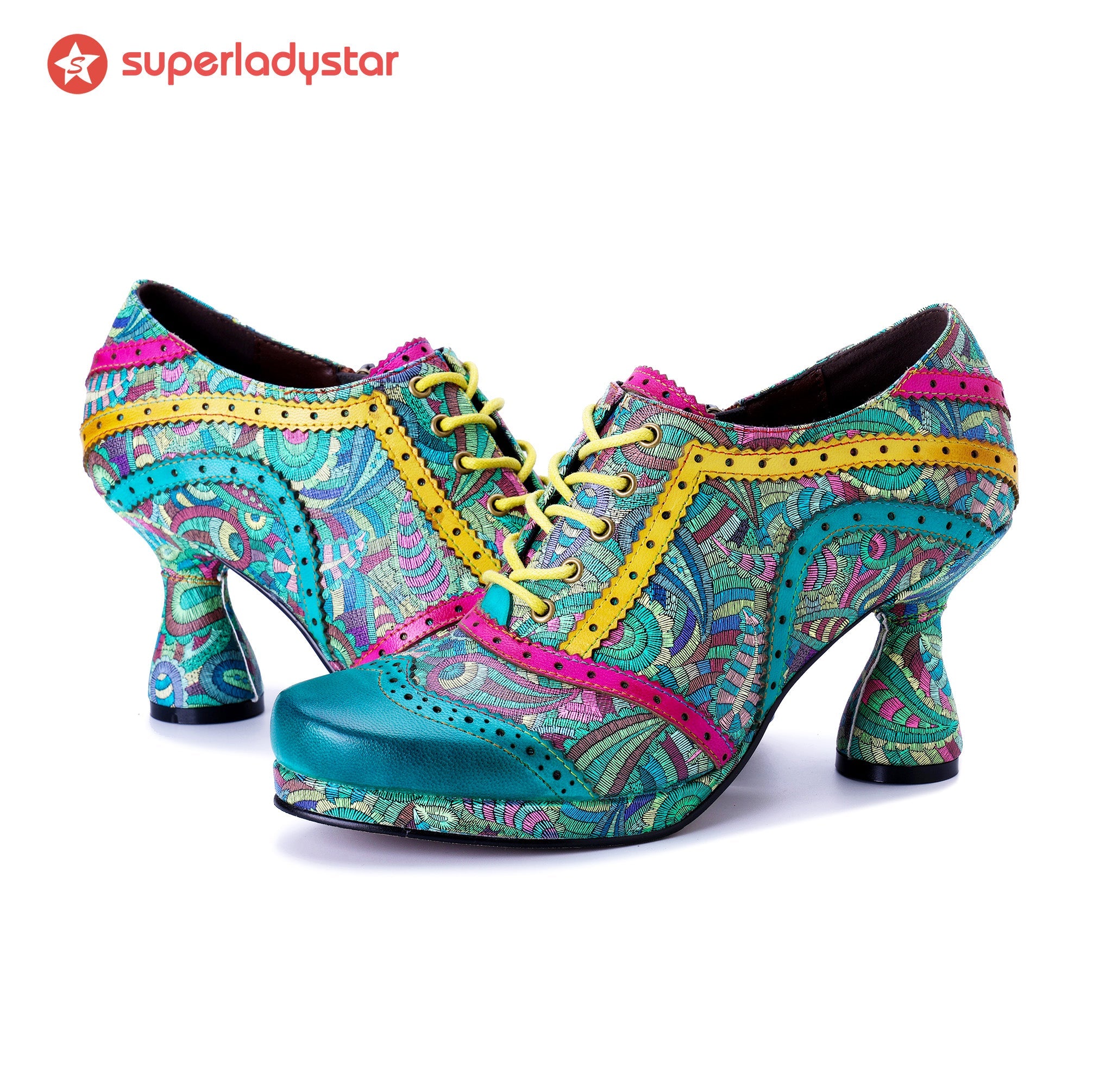 Vintage Viva Color Carnival Pumps