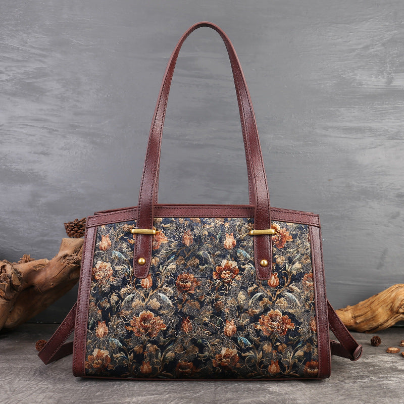 Handcrafted Large Capacity Boston Pillow Shoulder Bag