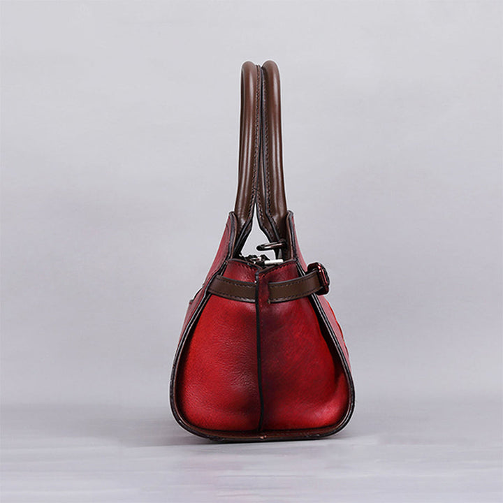 Vintage Handmade Embossed Durable Handbag