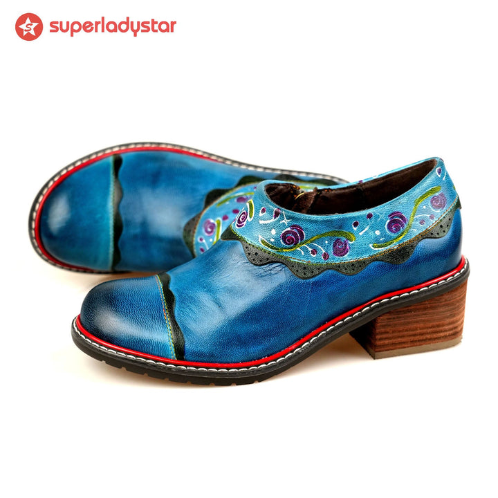 Vintage Handmade Leather Fashion Flat Shoes