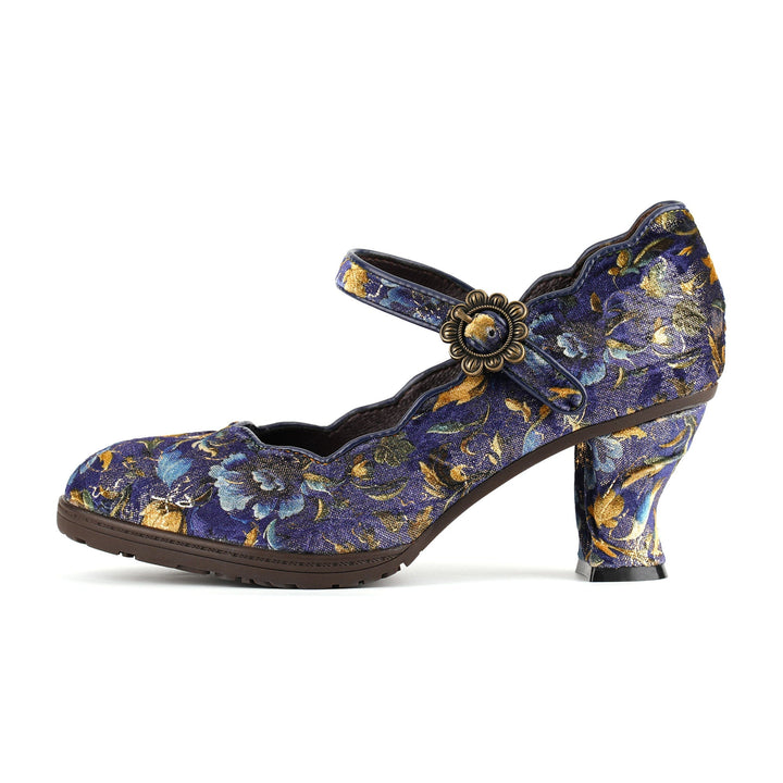 Retro Handmade Embroidered Pumps